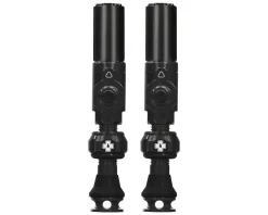 Muc-Off Tubeless Tire Tools|Tubeless Accessories|Big Bore Hybrid Tubeless Valves (Black) (Pair) (Small) (30mm)