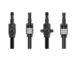 Muc-Off Tubeless Tire Tools|Tubeless Accessories|Big Bore Lite Tubeless Valves (Black) (Pair) (Small) (30mm)