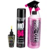Muc-Off Cleaning Supplies|Bike Care Kit (Wash, Protect & Lube) (w/ Dry Conditions Chain Oil)
