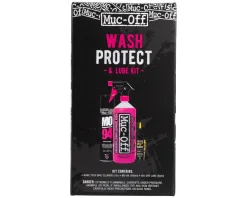 Muc-Off Cleaning Supplies|Bike Care Kit (Wash, Protect & Lube) (w/ Dry Conditions Chain Oil)