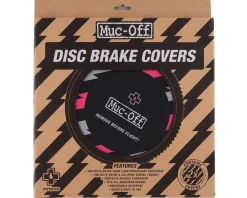 Muc-Off Brakes|Disc Brake Covers (Black/Pink)