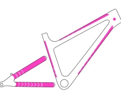 Muc-Off Frame Protection & Decals|Frame Protection Kit (Bolt) (DH/Enduro/Trail)