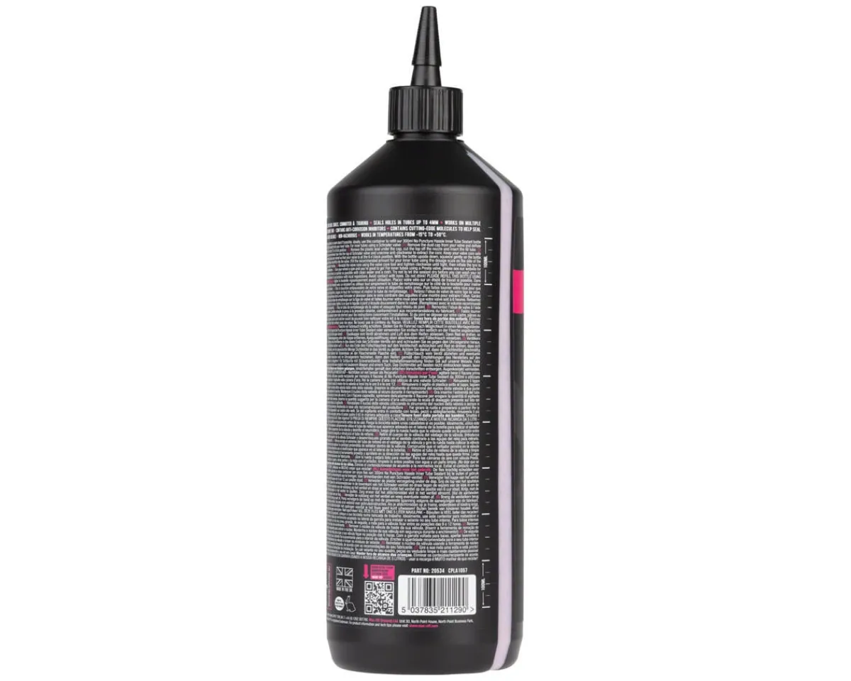 Muc-Off Tire & Tube Accessories|Holiday Shopping|No Puncture Hassle Inner Tube Sealant (1 Liter)