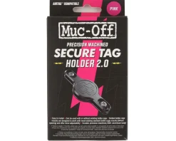 Muc-Off Bottle Cages & Mounts|Bike Locks|Secure Tag Holder 2.0 (Pink)