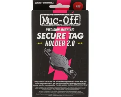 Muc-Off Bottle Cages & Mounts|Bike Locks|Secure Tag Holder 2.0 (Red)