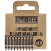 Muc-Off Tubeless Tire Tools|Tubeless Accessories|Tubeless Valve Box Refill (Black Valve Core) (Pack of 10)