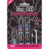 Muc-Off Tubeless Tire Tools|Tubeless Accessories|V2 Tubeless Presta Valves (Iridescent) (Pair) (44mm)