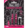 Muc-Off Tubeless Tire Tools|Tubeless Accessories|V2 Tubeless Presta Valves (Pink) (Pair) (44mm)