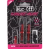 Muc-Off Tubeless Tire Tools|Tubeless Accessories|V2 Tubeless Presta Valves (Red) (Pair) (44mm)