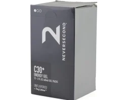 NEVERSECOND Nutrition & Skin Care|C30+ Caffeine Energy Gel (Unflavored) (12 | 2.03oz Packets)