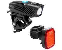 NiteRider Bike Lights|Lumina Micro 1150 and Vmax+ 180 Headlight & Tail Light Combo (Black) (1150/180 Lumens)
