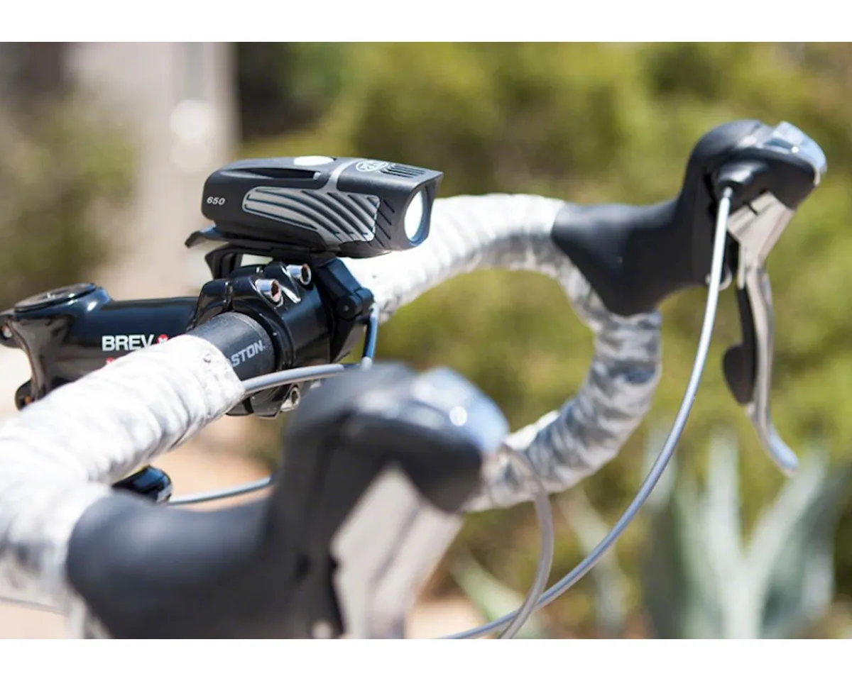 NiteRider Bike Lights|Lumina Micro 650 LED Headlight (Black) (650 Lumens)