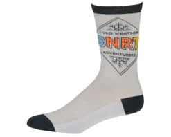 45NRTH Clothing Accessories|Shoes, Socks, & Footwear|Adventure Crew Lightweight Wool Sock (Grey/Dark Blue) (S)
