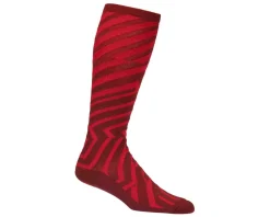 45NRTH Clothing Accessories|Shoes, Socks, & Footwear|Dazzle Midweight Knee High Wool Sock (Chili Pepper/Red) (S)