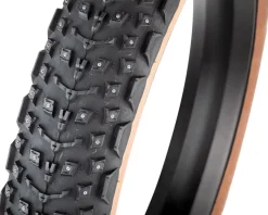 45NRTH Tires|Dillinger 5 Fat Bike Tire (Tan) (Tubeless) (60 TPI) (Studded) (26") (4.6")