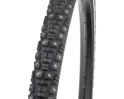 45NRTH Tires|Gravdal Tubeless Studded Gravel/Commuter Tire (Black/Reflective) (700c) (38mm) (252 Studs) (Winter Compound)