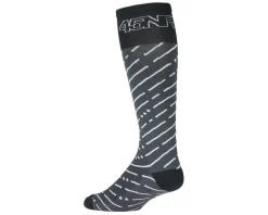 45NRTH Clothing Accessories|Shoes, Socks, & Footwear|Snow Band Midweight Knee High Wool Sock (Dark Grey/Dark Blue) (S)