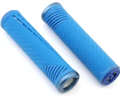 ODI Grips & Handlebar Tape|CF Lock-On Grips (Blue/White)