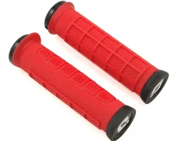 ODI Grips & Handlebar Tape|Elite Pro V2.1 Lock-On Grips (Red/Black) (130mm)