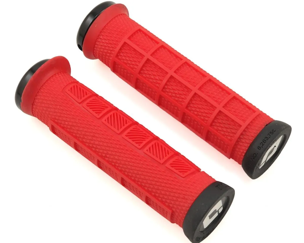 ODI Grips & Handlebar Tape|Elite Pro V2.1 Lock-On Grips (Red/Black) (130mm)