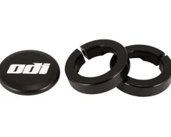 ODI Grips & Handlebar Tape|Lock Jaw Clamps (Black) (w/ Snap Caps) (Set of 4)