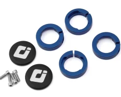 ODI Grips & Handlebar Tape|Lock Jaw Clamps (Blue) (w/ Snap Caps) (Set of 4)
