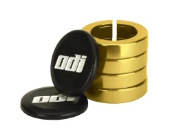 ODI Grips & Handlebar Tape|Lock Jaw Clamps (Gold) (w/ Snap Caps) (Set of 4)