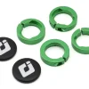 ODI Grips & Handlebar Tape|Lock Jaw Clamps (Green) (w/ Snap Caps) (Set of 4)