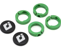 ODI Grips & Handlebar Tape|Lock Jaw Clamps (Green) (w/ Snap Caps) (Set of 4)