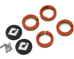 ODI Grips & Handlebar Tape|Lock Jaw Clamps (Orange) (w/ Snap Caps) (Set of 4)