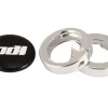 ODI Grips & Handlebar Tape|Lock Jaw Clamps (Silver) (w/ Snap Caps) (Set of 4)