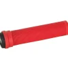 ODI Grips & Handlebar Tape|Longneck Soft Compound Flangeless Grips (Red) (135mm)