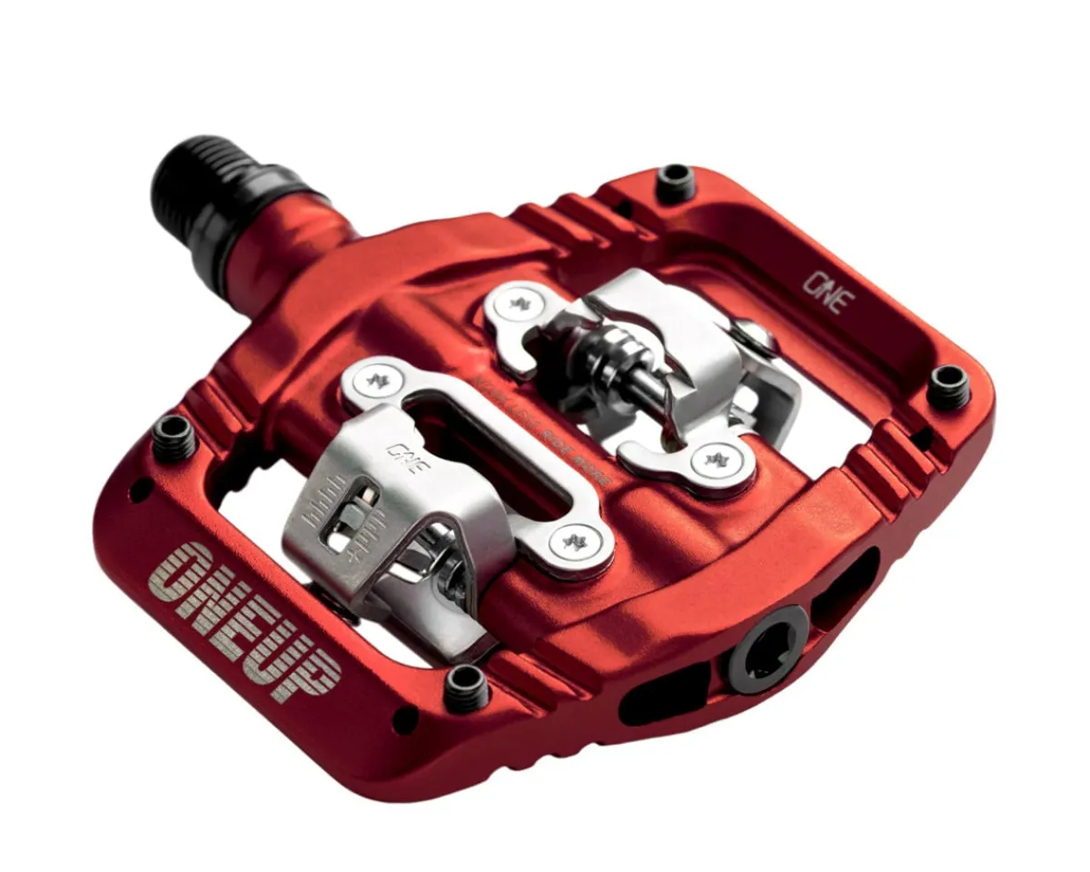 OneUp Components Pedals & Cleats|Clip Pedals (Red) (9/16")