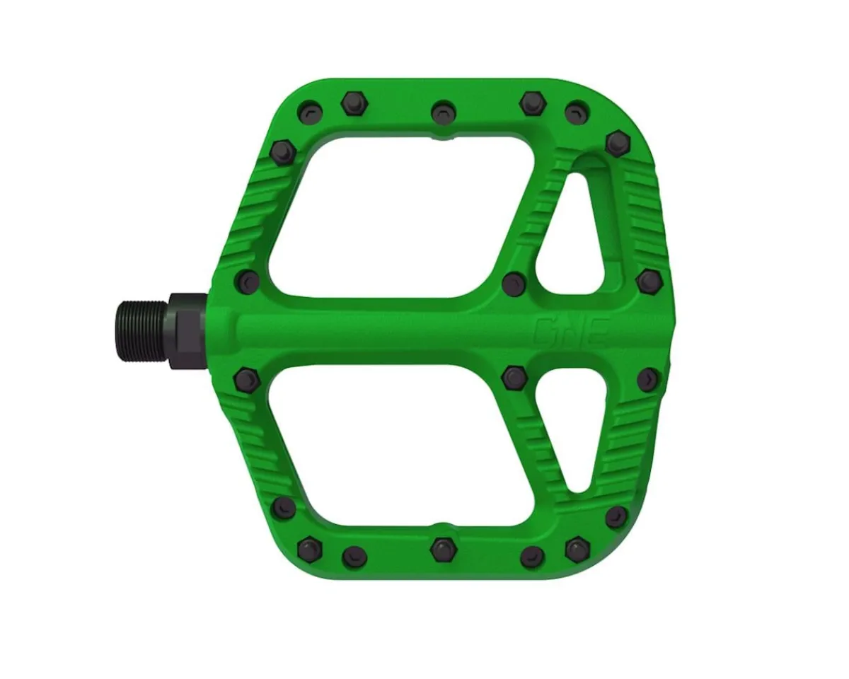 OneUp Components Pedals & Cleats|Comp Platform Pedals (Green) (9/16") (L)