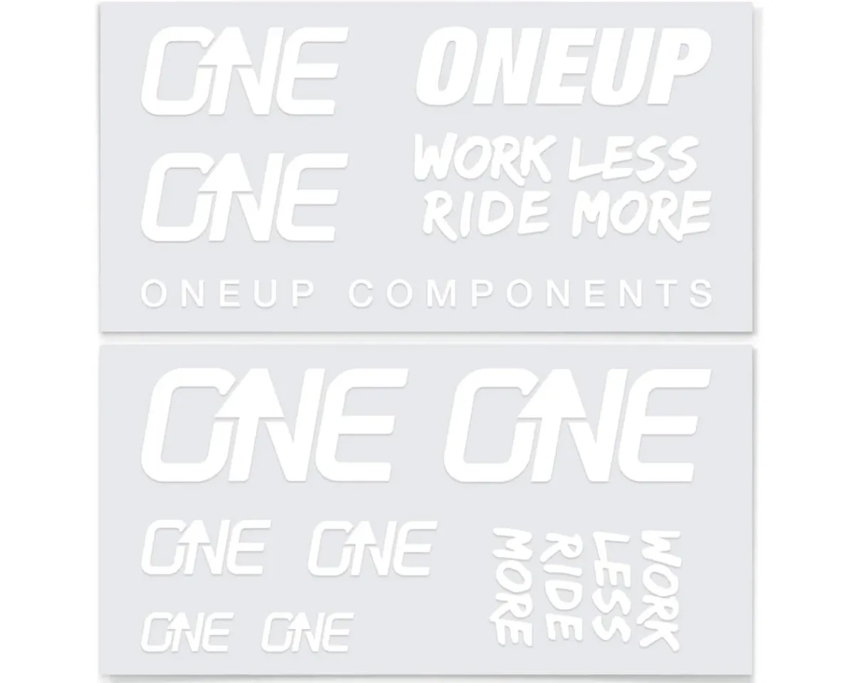 OneUp Components Frame Protection & Decals|Decal Kit (White)