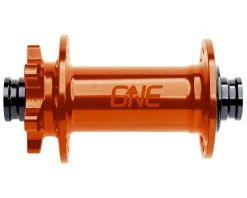 OneUp Components Wheels & Parts|Disc Brake Hub (Orange) (Front) (15 x 110mm (Boost)) (28H) (6-Bolt) (Freehub Not Included)