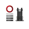 OneUp Components Headsets & Spacers|EDC Threaded Top Cap (Red) (1 1/8") (Alloy) (Includes Headset Spacers)