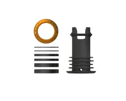OneUp Components Headsets & Spacers|EDC Threaded Top Cap (Orange) (1 1/8") (Alloy) (Includes Headset Spacers)