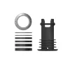 OneUp Components Headsets & Spacers|EDC Threaded Top Cap (Silver) (1 1/8") (Alloy) (Includes Headset Spacers)