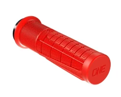 OneUp Components Grips & Handlebar Tape|Thick Lock-On Grips (Red)