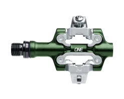 OneUp Components Pedals & Cleats|XC Clip Pedals (Dark Green)