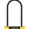 Onguard Bike Locks|Bulldog Mini Lean & Mean U-Lock (Black/Yellow) (4.5 x 9")