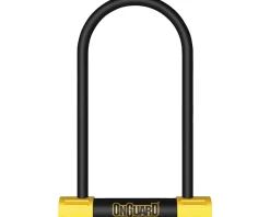 Onguard Bike Locks|Bulldog Mini Lean & Mean U-Lock (Black/Yellow) (4.5 x 9")