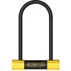 Onguard Bike Locks|Bulldog Mini U-Lock (Black/Yellow) (3.55 x 5.5")