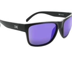 Optic Nerve Sunglasses & Goggles|Summer Essentials|ONE Kingfish Sunglasses (Matte Black) (Brown/Blue Mirror Lens)