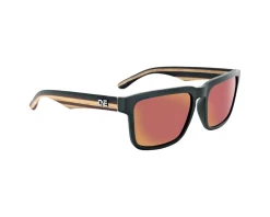 Optic Nerve Sunglasses & Goggles|ONE Mashup Sunglasses (Black Wood Temple/Polarized Gray w/Red Mirror)