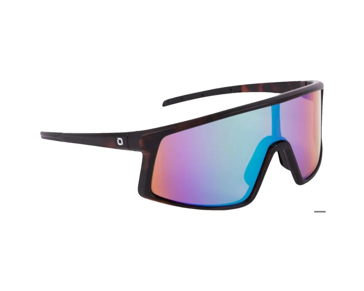 Optic Nerve Sunglasses & Goggles|Stone Cat Sunglasses (Matte Black) (Smoke Lens/Blue Mirror)