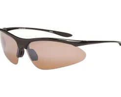 Optic Nerve Sunglasses & Goggles|Tightrope Sunglasses (Black) (Brown Silver Flash Lens) (Polarized)