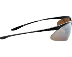 Optic Nerve Sunglasses & Goggles|Tightrope Sunglasses (Black) (Brown Silver Flash Lens) (Polarized)