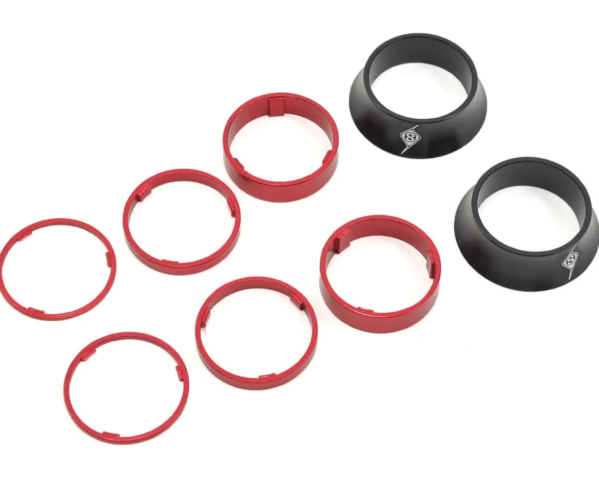 Origin8 Cassettes|Single Speed Freehub Kit (Black/Red)